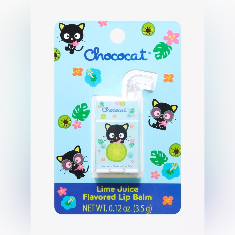 Sanrio Chococat Juice Box Lip Balm Lime Flavored New Hello Kitty Hot Topic
